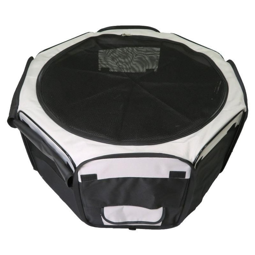 折りたためる8角形ソフトサークル, ブラック（S）, Sサイズ