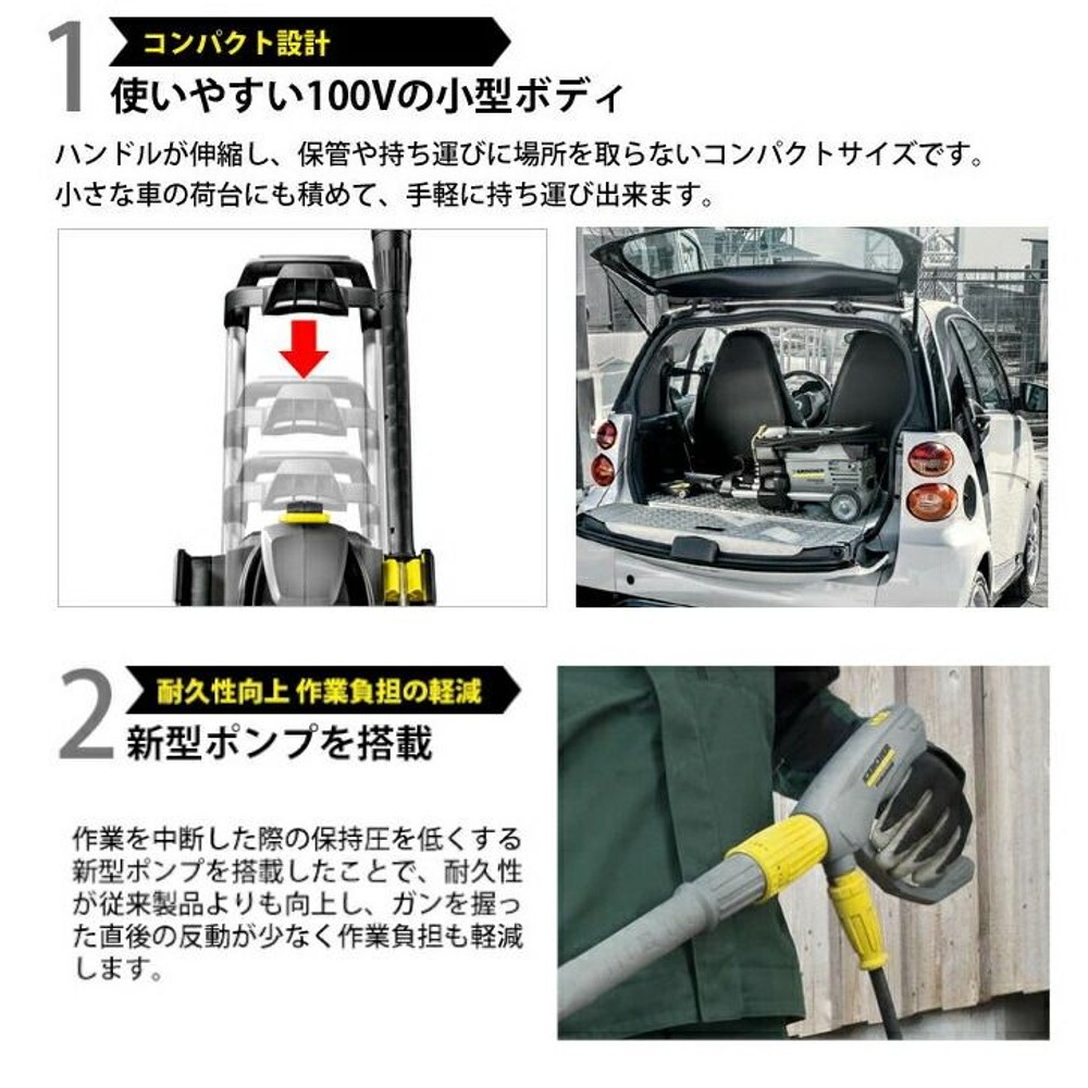 ケルヒャープロ用高圧洗浄機　ＰｒｏＨＤ4／8Ｐ, イエロー, 50Hz