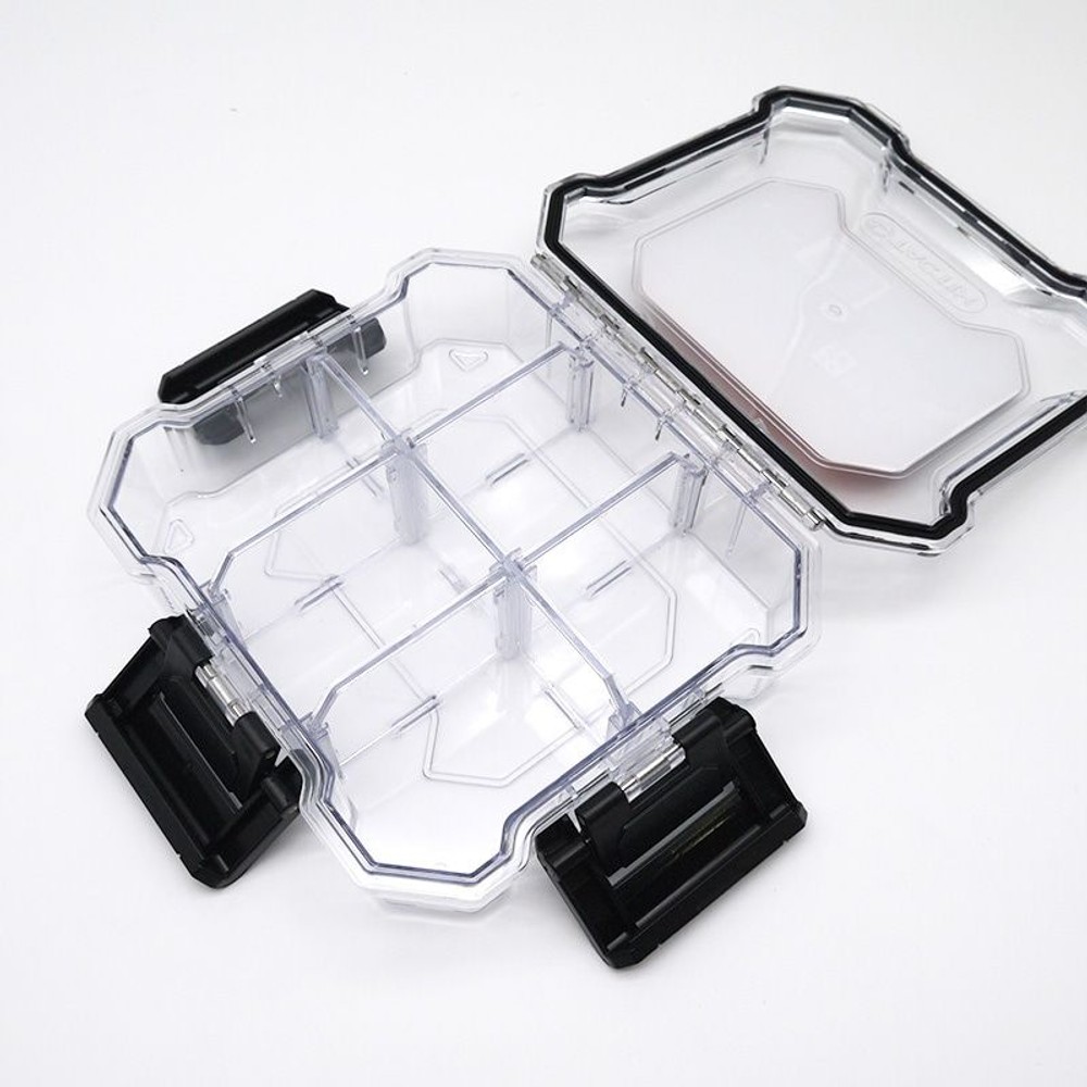防水パーツケース 仕切り6, クリア（S）, Sサイズ