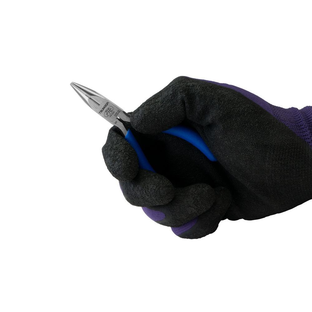 ツノダ（Tsunoda） プチラジ　ラジオペンチ　１００ｍｍ　バネ付 MR-100, ブルー, 100mm