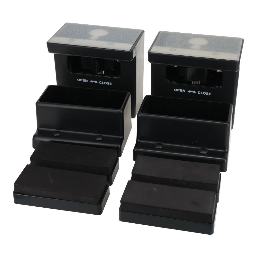 ２ｘ４ブラケット　上下2セット入, ブラック, 2個入