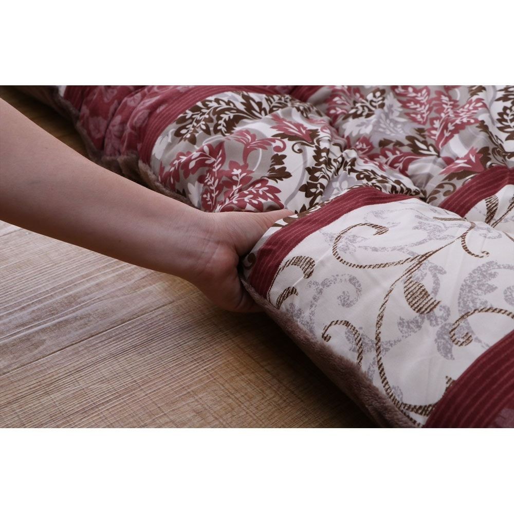 こたつ布団　ヴィオラ【メーカー直送・代引不可】, エンジ, 約205&times;205cm