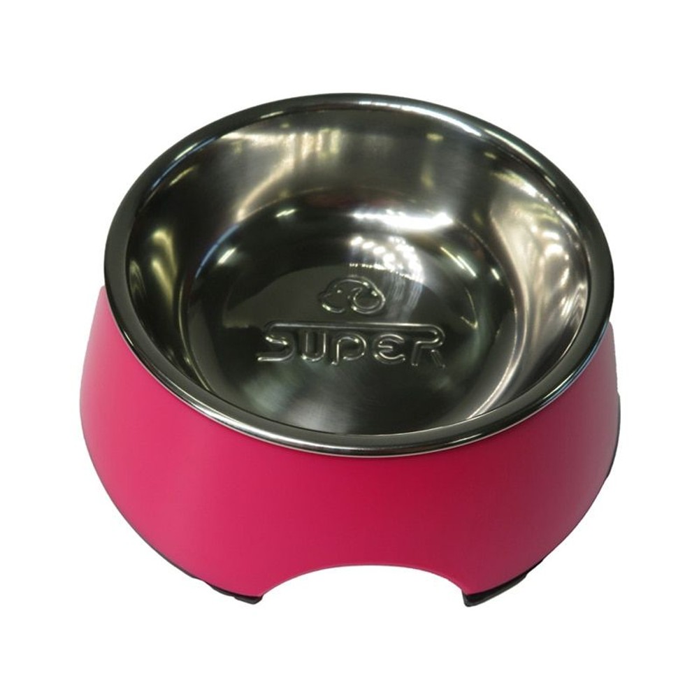 ペット用メラミン食器ステンボウル付き, ステンレス（M）, Mサイズ