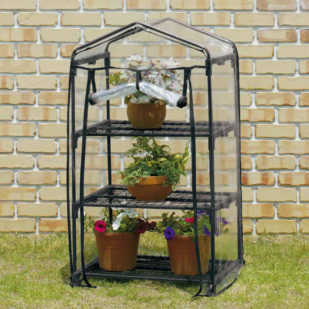 ビニール温室　３段　黒　ＬＶＢＯー３, 黒, ３段