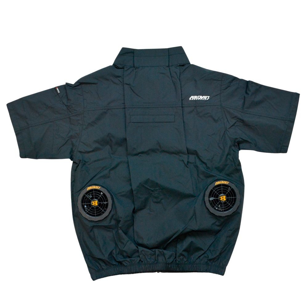 エアークラフト AC半袖ブルゾン AC2016 ブラック, その他カラー２, Lサイズ