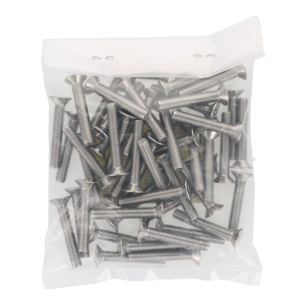 ＯＨＳＡＴＯ　ステンレス　小ねじ　皿　Ｍ５&times;３０　５０入, ステンレス, 50個入り