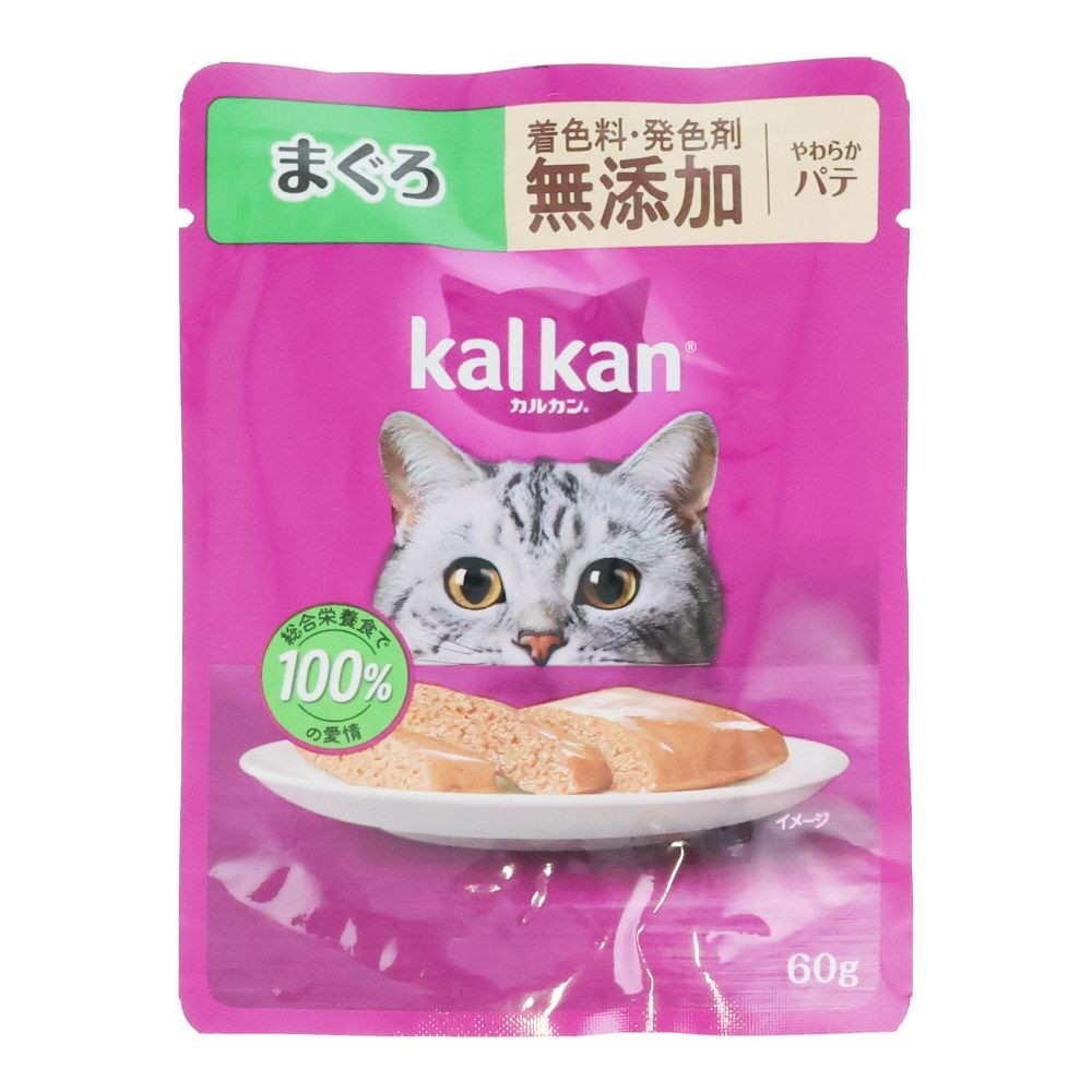 カルカンパウチ　やわらかパテ　まぐろ　無添加, やわらかパテ　まぐろ　無添加, 60g