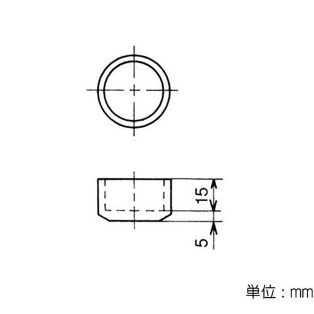 YAZAKI 矢崎化工 イレクタープラスチックジョイント J-49 S キャップ Φ28用, アイボリー, J-49 S（キャップ）