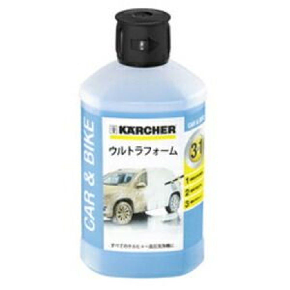 ケルヒャー　高圧洗浄機用 3in1ウルトラフォームクリーナー 6.295-743.0, 弱アルカリ性, 1.0L