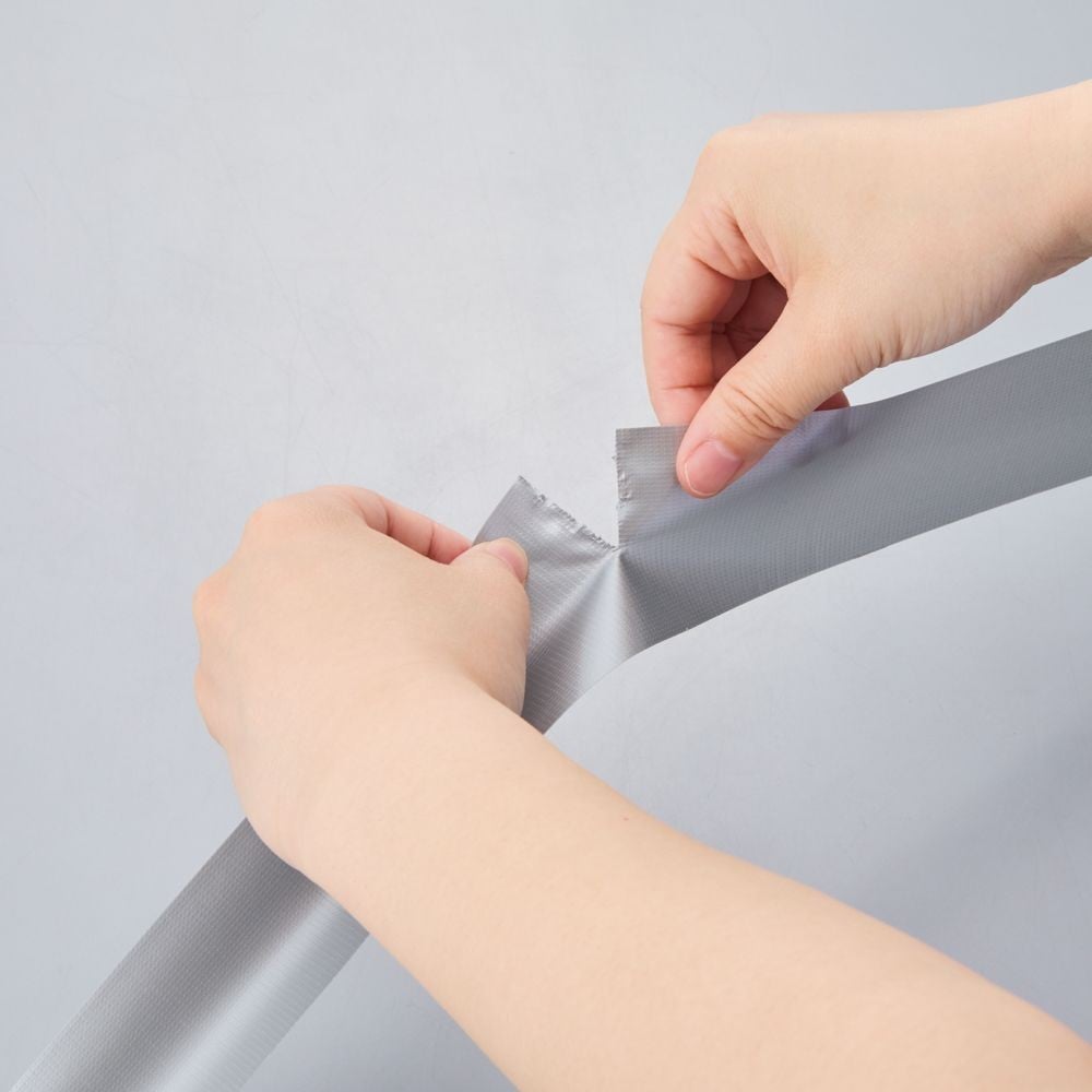 WIZ'A ウィザ　梱包用カラー布テープ灰（約）幅50mm&times;長さ25m, 灰, 50mm&times;25m