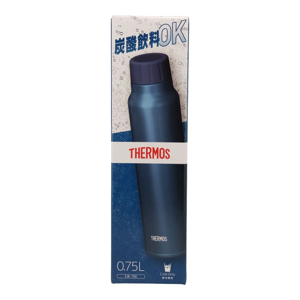 保冷炭酸飲料ボトル　ＦＪＫー750　ＮＶＹ, ネイビー, 750ml