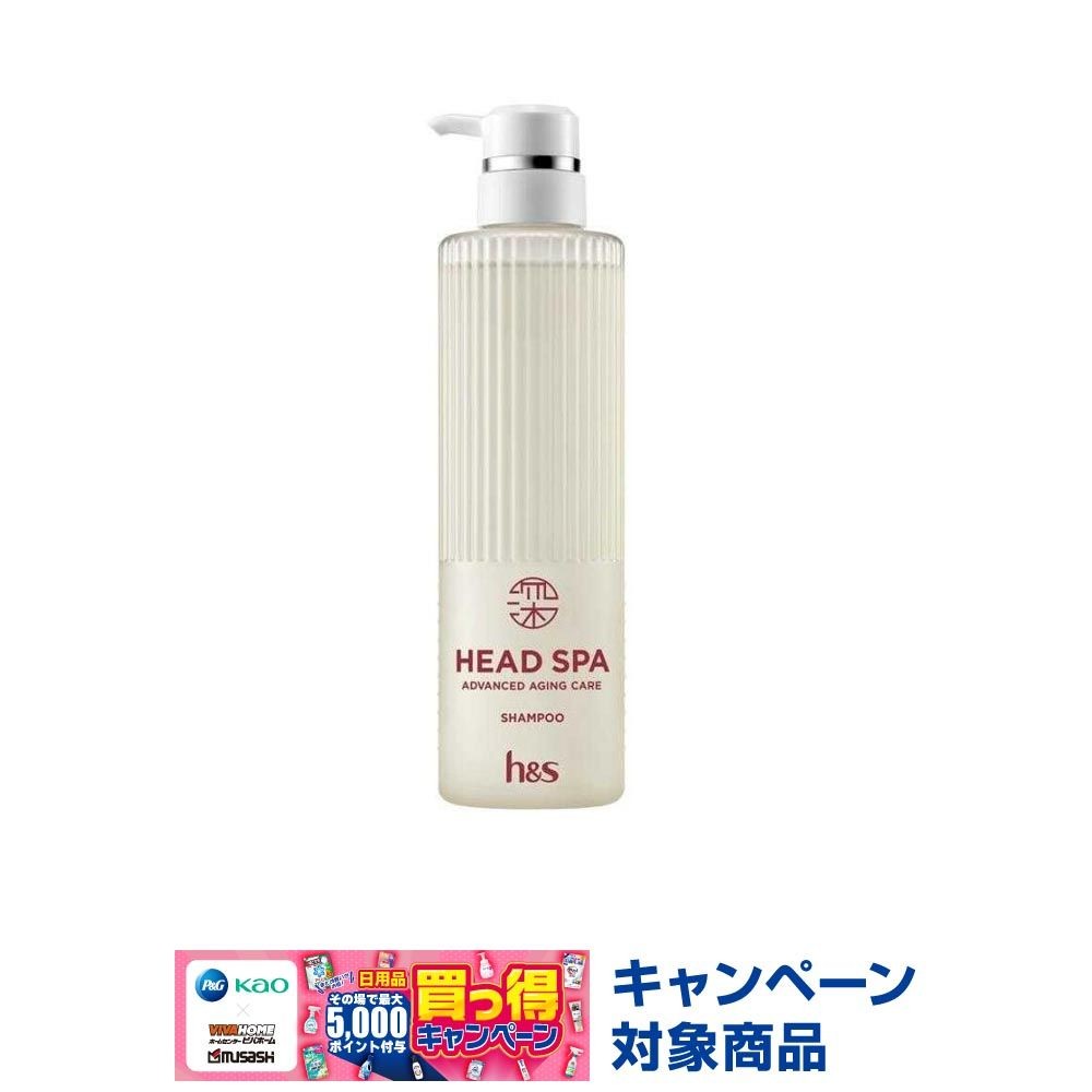 P&G 深ヘッドスパ h&s エイジングケア シャンプー 本体 435g, シャンプー, 435g