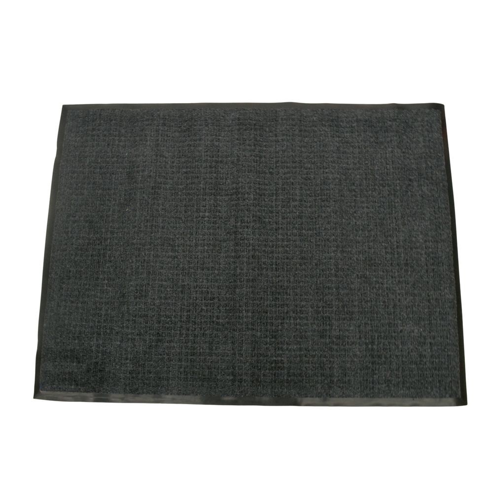 WIZ'A ウィザ 玄関ＰＥＴマット　ダークグレイ 90&times;120cm, ダークグレイ, 90&times;120cm