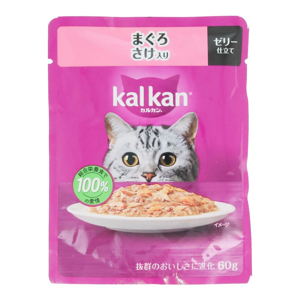 カルカンパウチ　まぐろ　さけ入り, まぐろ　さけ入り, 60g