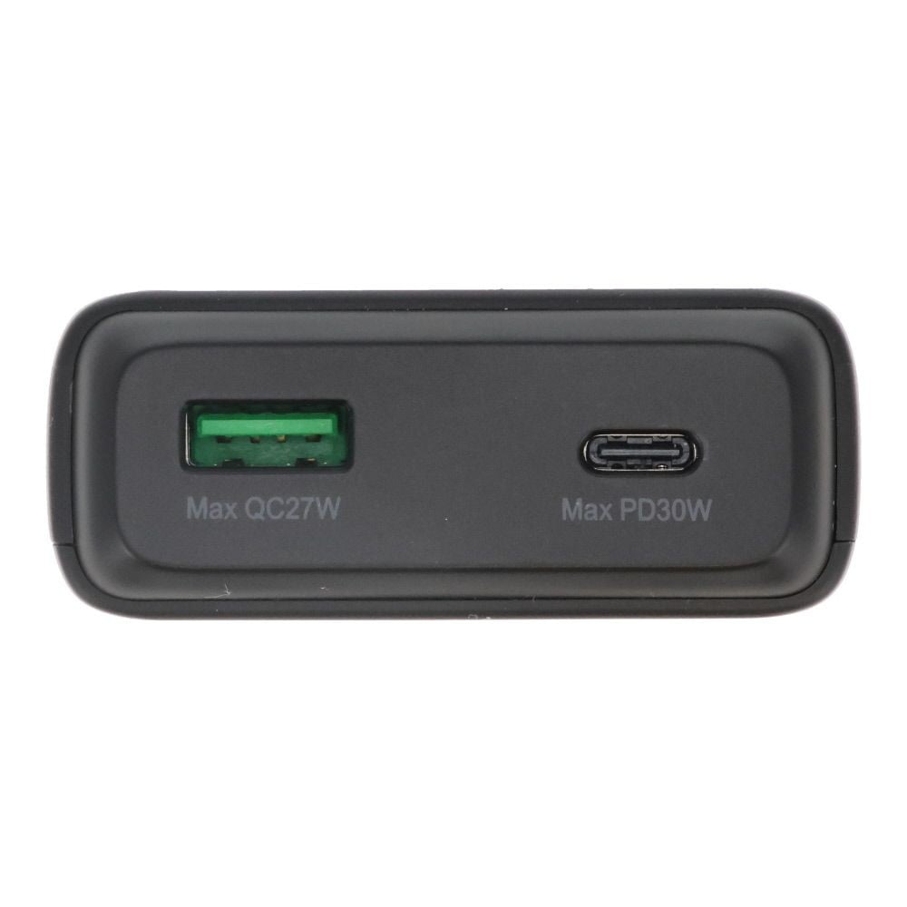 ウィザ WIZ&rsquo;A　PD30W　準固体モバイルバッテリー　10000mAh, ブラック, 10000mAh