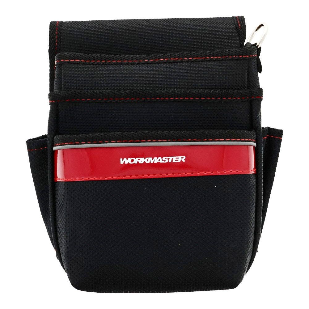 アークランズ WORKMASTER (ワークマスター) 腰袋 3段, 黒, 3段