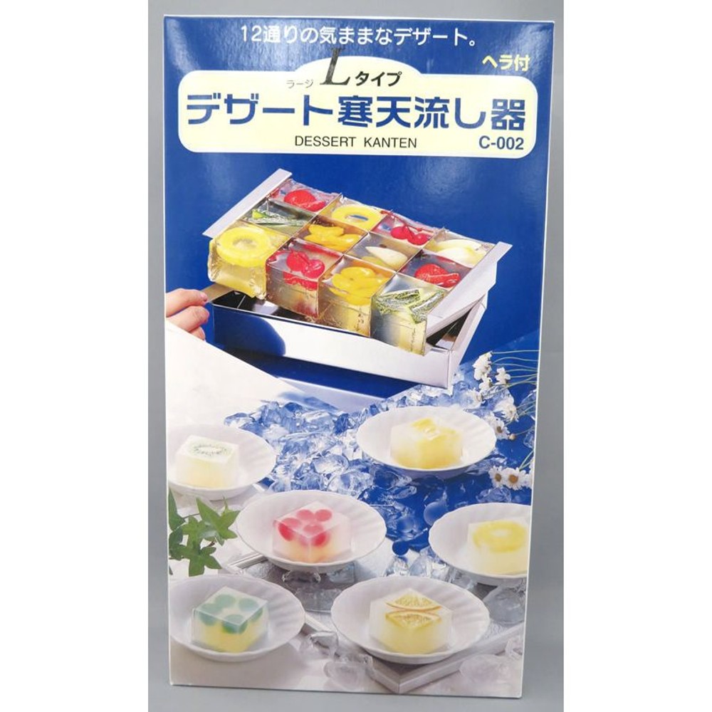 デザート寒天流し器　Ｌ　　　　１２ヶ取り, -, Lサイズ