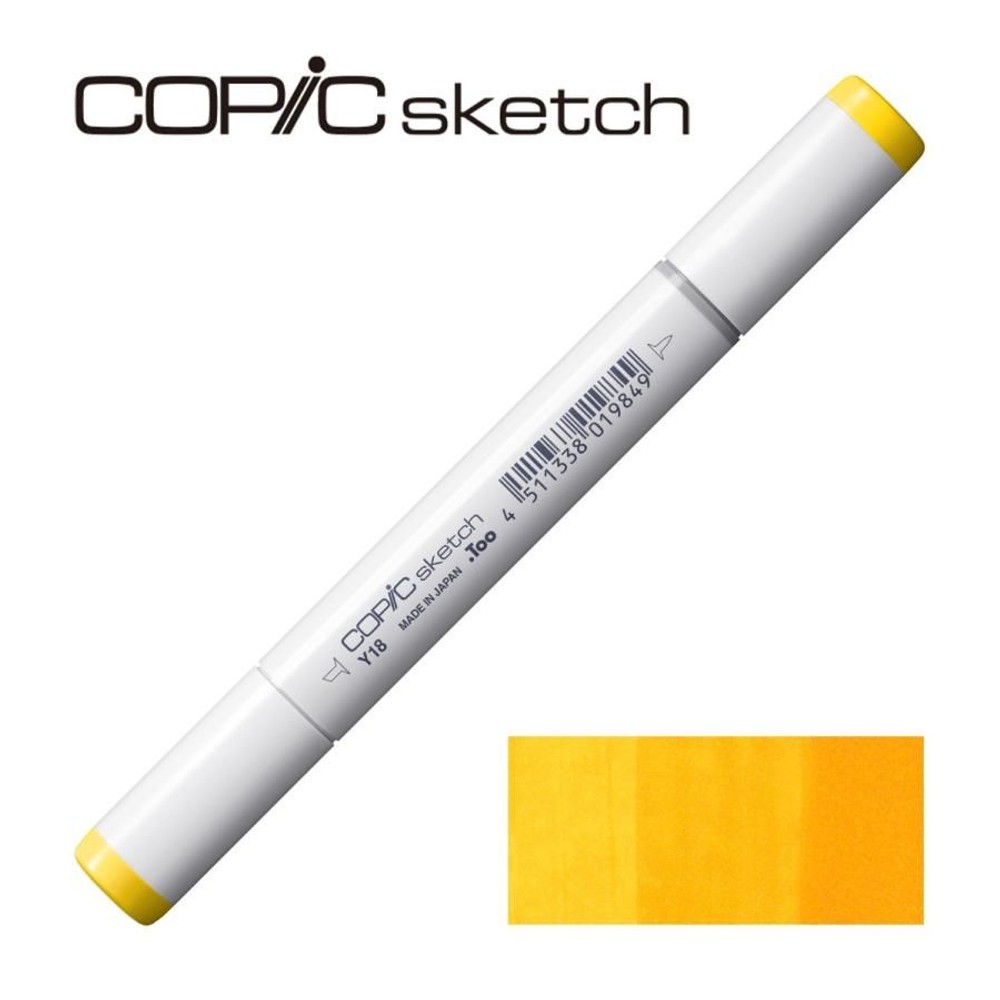 コピックスケッチ Y18 ライトニング・イエロー, Y18 ライトニング・イエロー, スケッチ