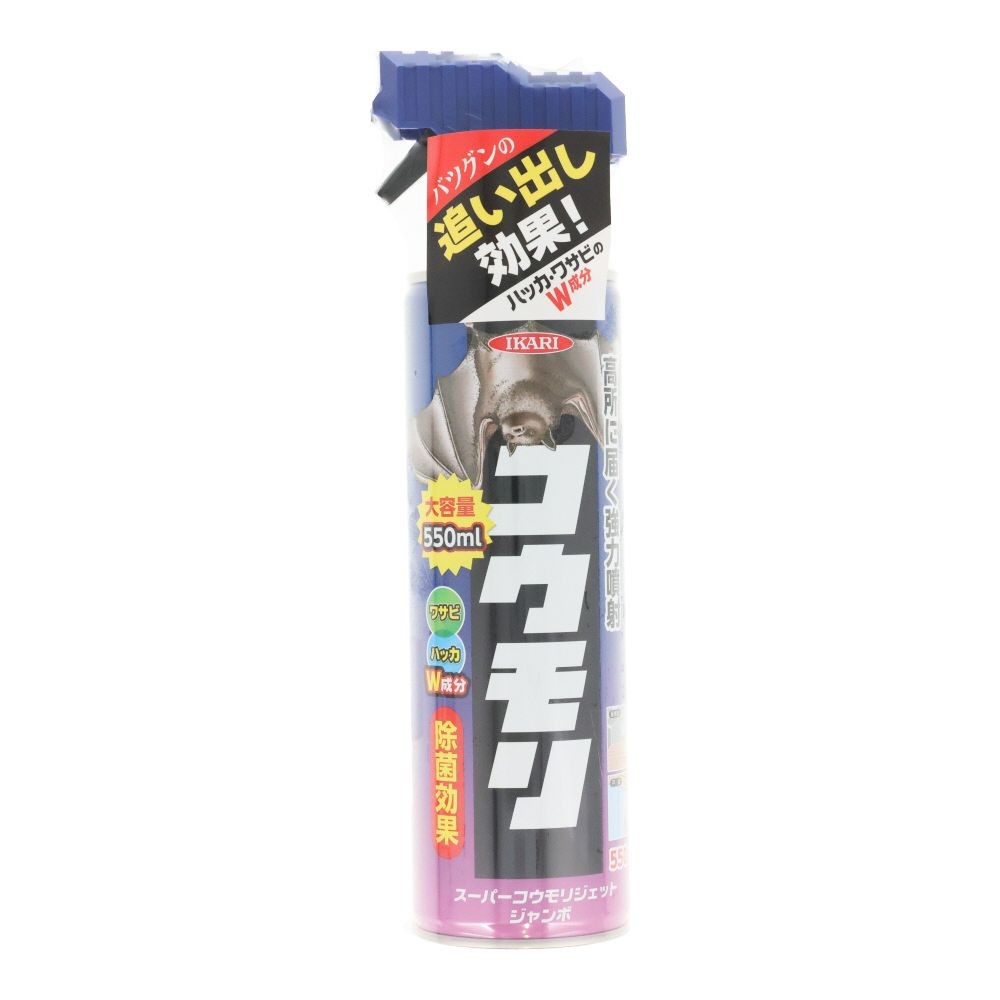 イカリ消毒　動物忌避剤　コウモリジェットジャンボ　５５０ｍｌ, コウモリ忌避剤, 550ml