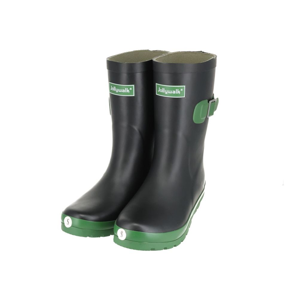 婦人ベルト飾り付きブーツ　ブラック, ブラック, 22.5cm