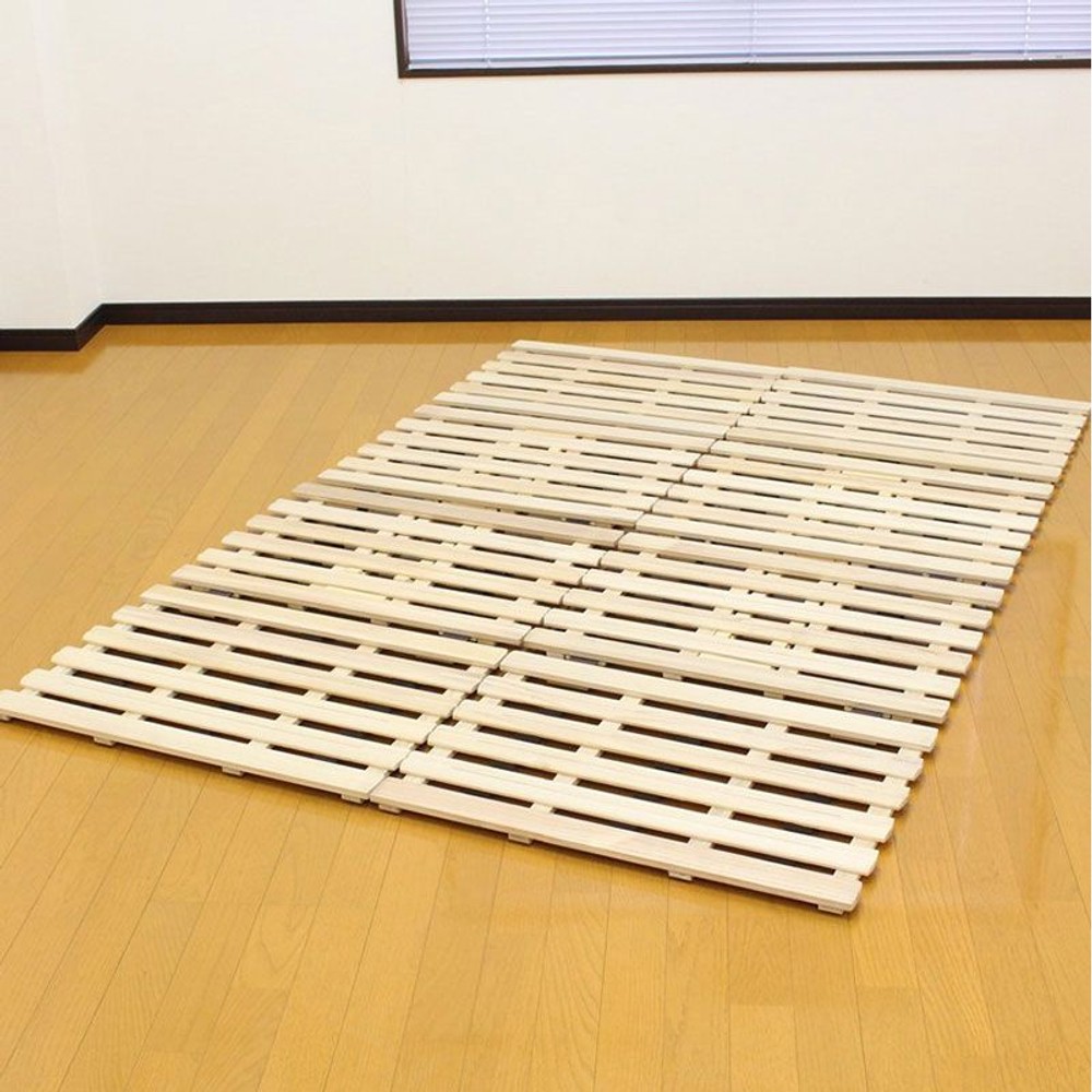 通気性の良い桐すのこベッド, 桐（S）, シングル