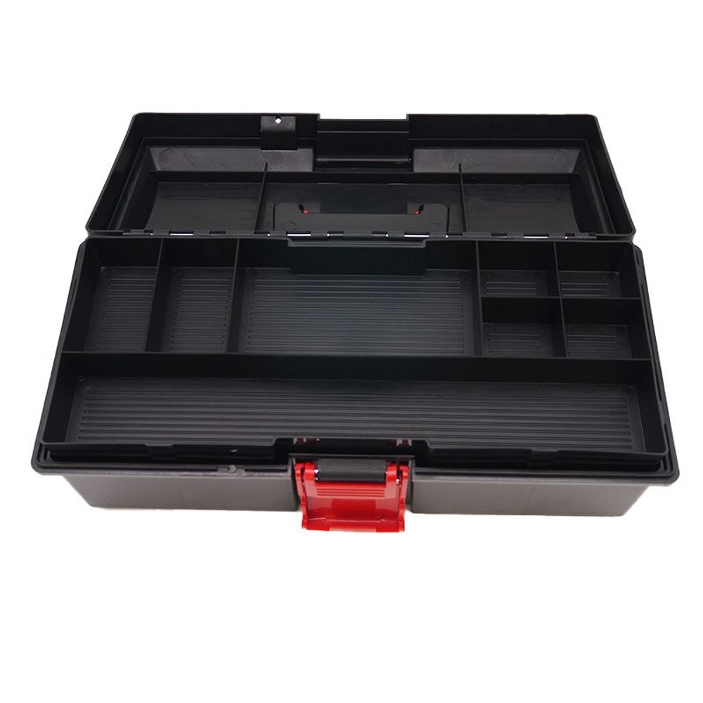 ツールボックス380, ブラック,  幅380&times;奥行178&times;高さ143mm