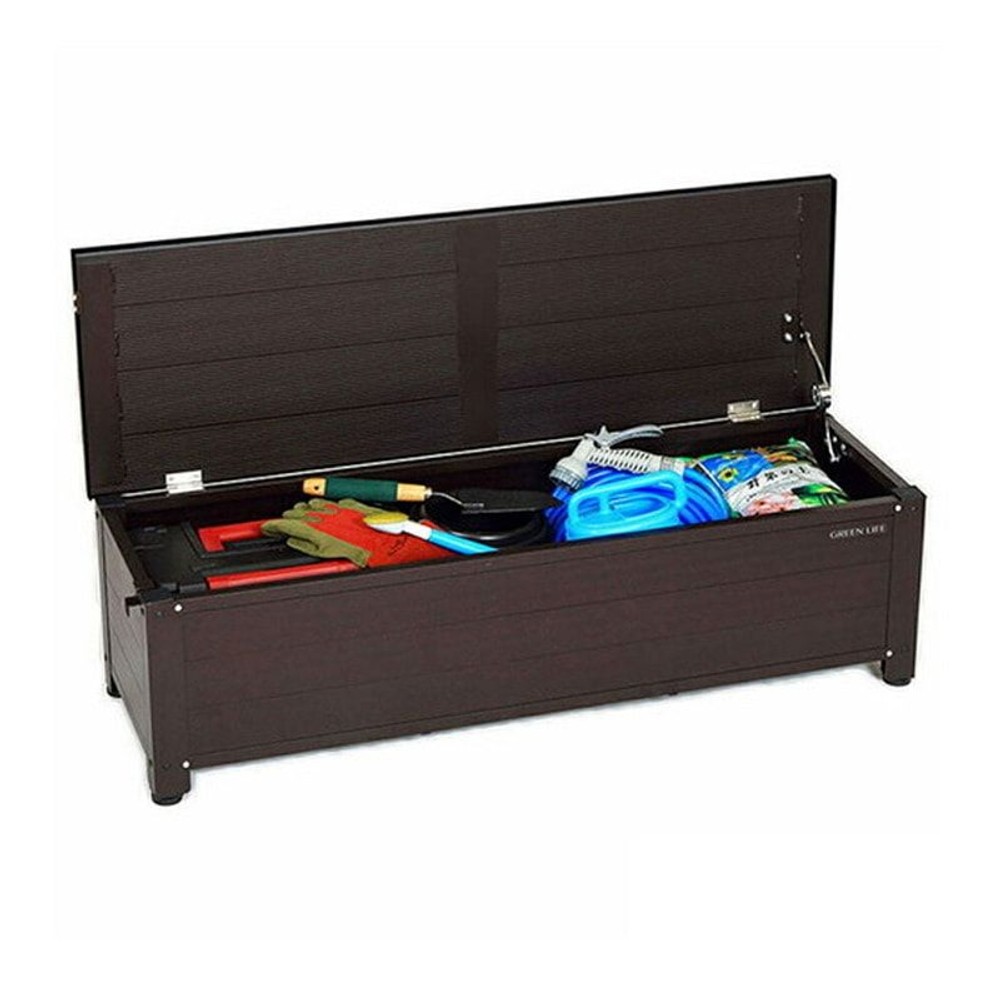 グリーンライフ アルミ踏み台ストッカー114 AFS-114N ブラウン【メーカー直送・代引不可】, ブラウン, AFS-114N