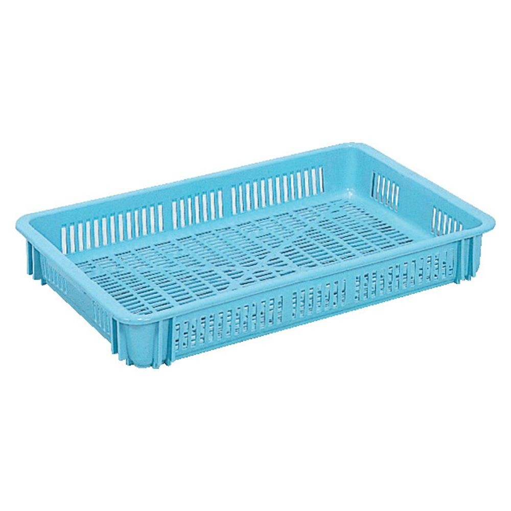 サンコー サンテナー B#15 ライトブルー 101503-00 &times;10個セット【メーカー直送・代引不可】【法人限定】【日祝配送不可・時間指定不可】, ライトブルー, 10P