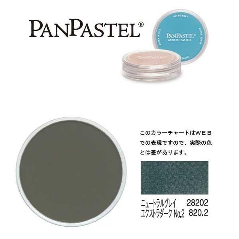 パンパステル 28202 ニュートラルグレイ No.2 318192, No.2, 9ml 単品