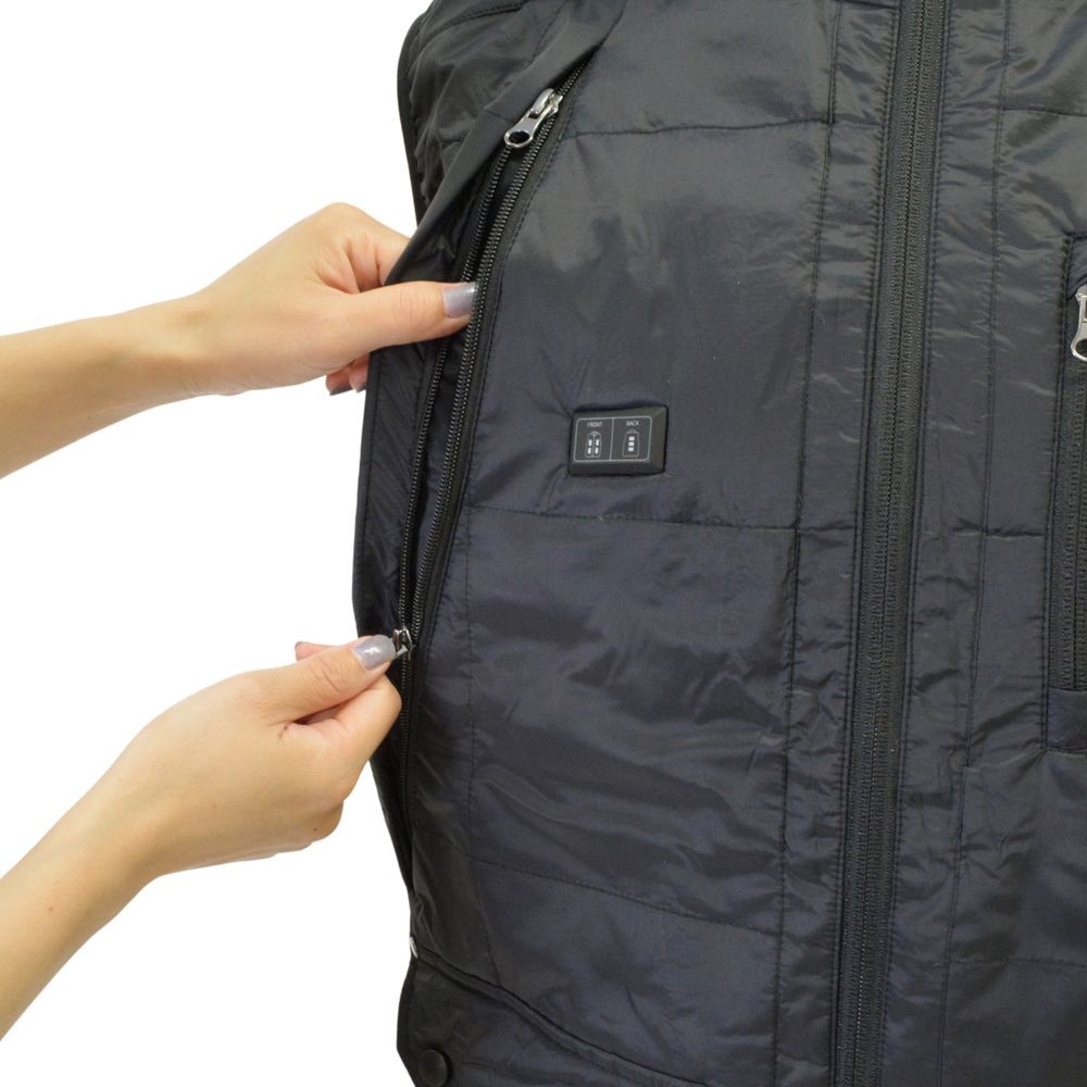 【2025年モデル】アウター7ヒーターベスト ブラック, ブラック, Sサイズ