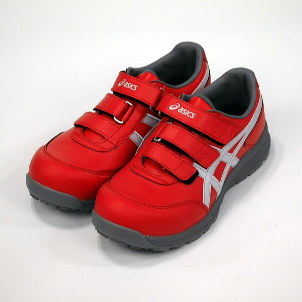 【数量限定】【25.0ｃｍ在庫限り】アシックス（ASICS） ウィンジョブＣＰ３０１セーフティシューズ　レッド&times;グレー, レッド, 25.0cm