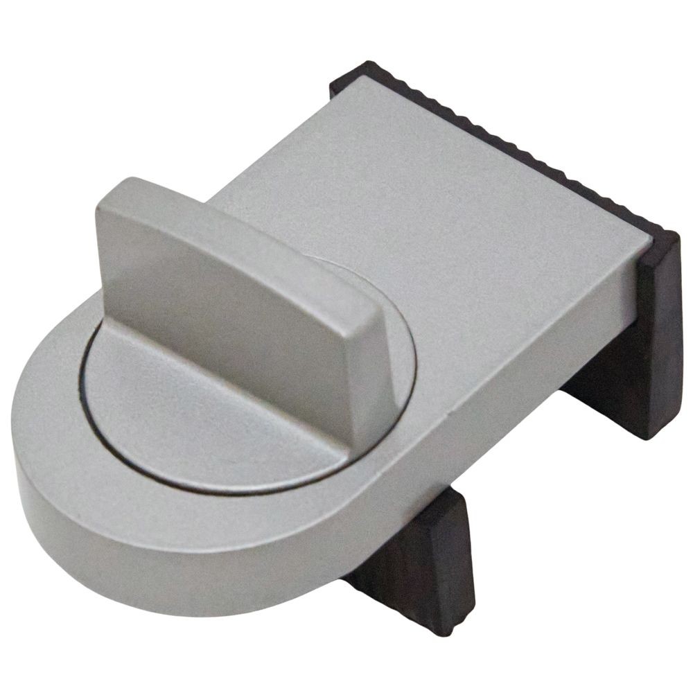 ウィザ WIZ'A　窓ロックＶ　４個入, シルバー, 4個入