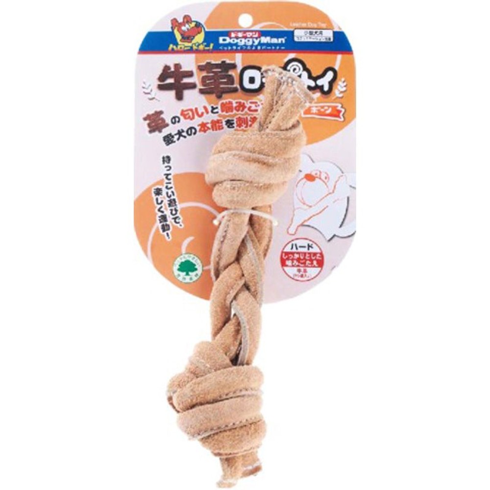 ドギーマン　牛革ロープトイ　ボーン