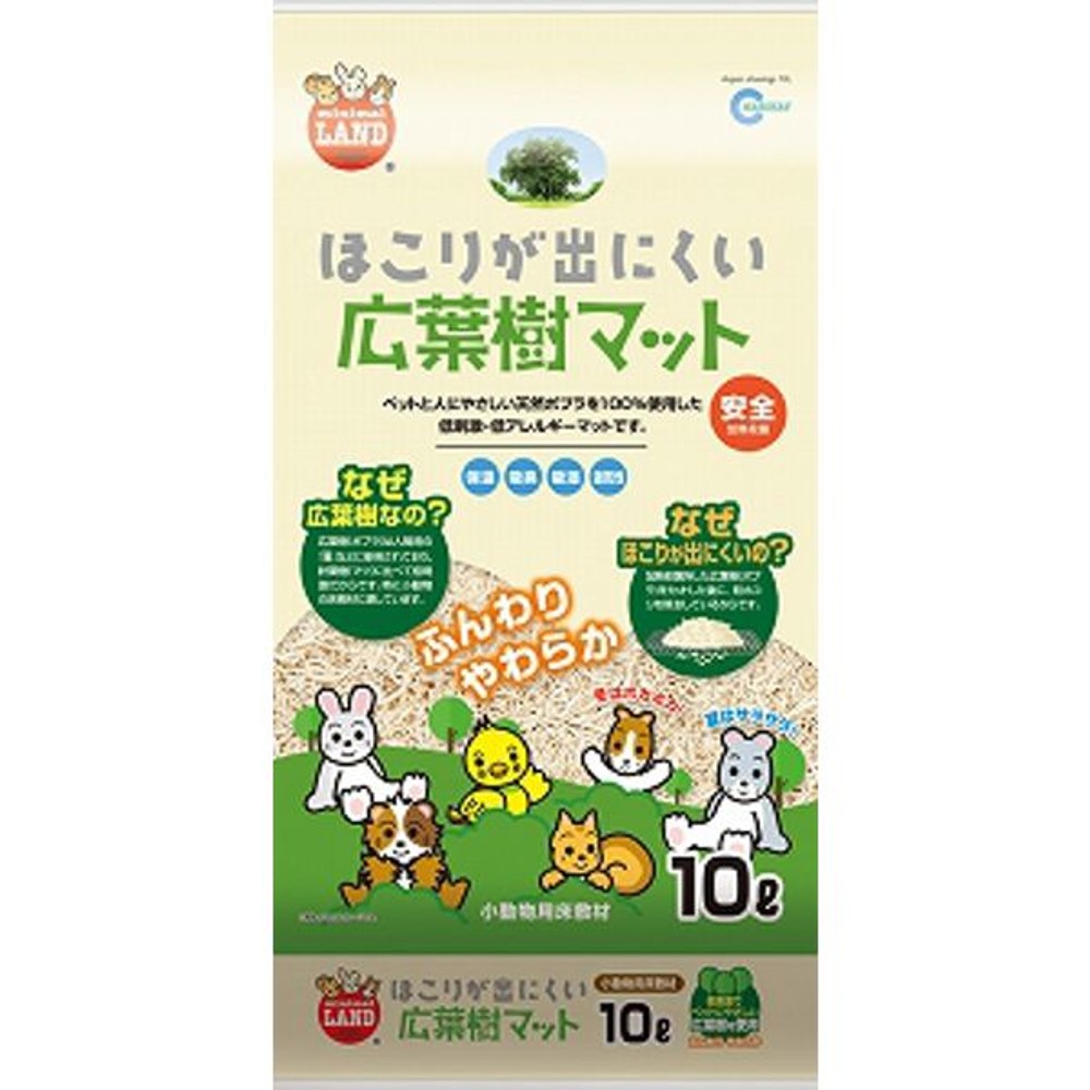 マルカン　ほこりが出にくい広葉樹マット　１０Ｌ, -, 10L