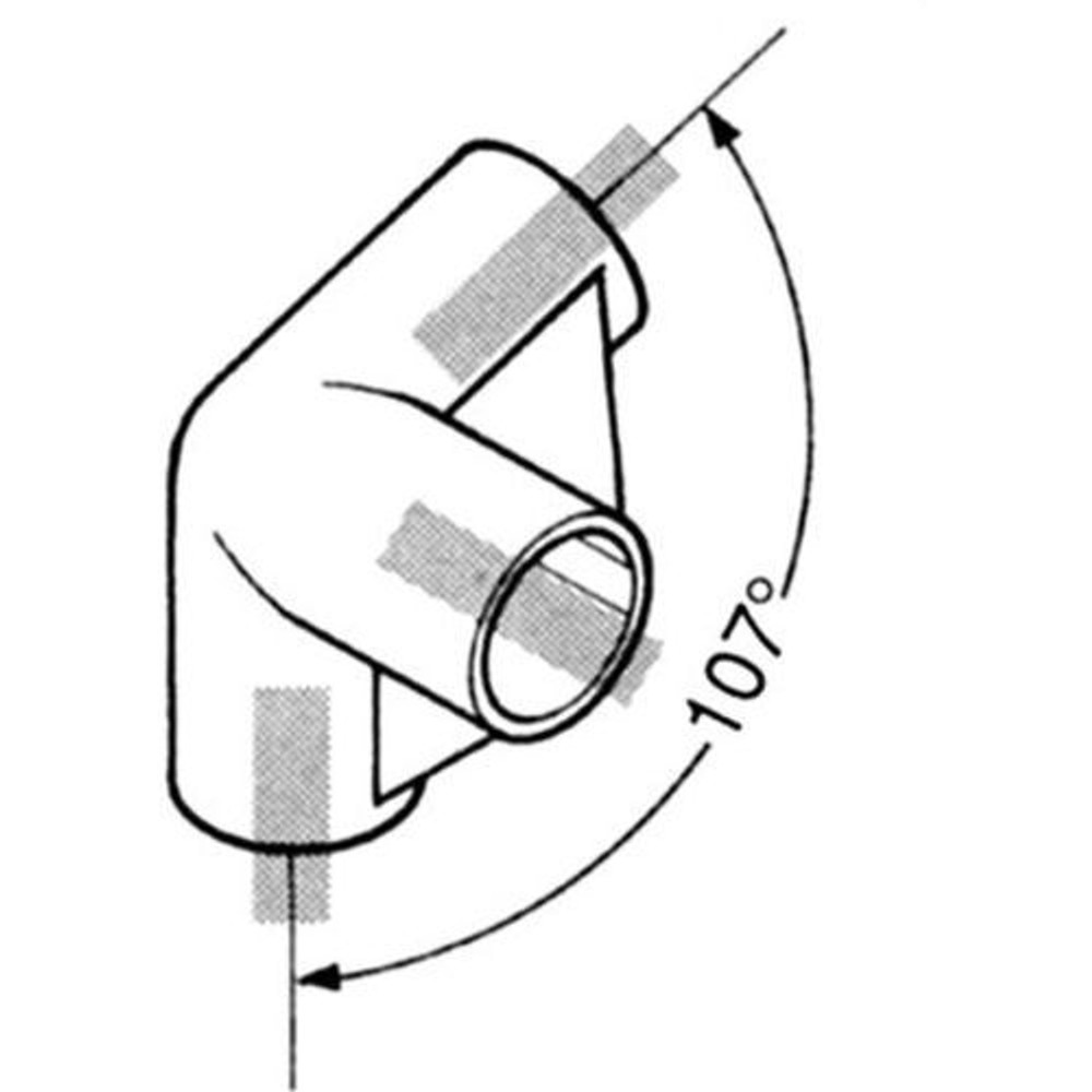 YAZAKI 矢崎化工 イレクタープラスチックジョイント J-33 S 屋根部分用 &Phi;28用, ブラック, J-33 S