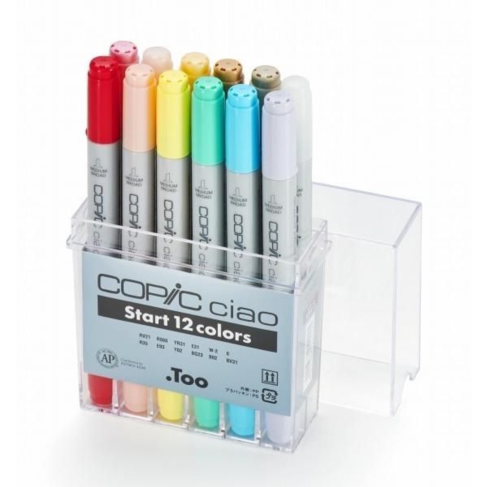 コピック チャオ スタート12色セット, スタート12色セット, コピック チャオセット