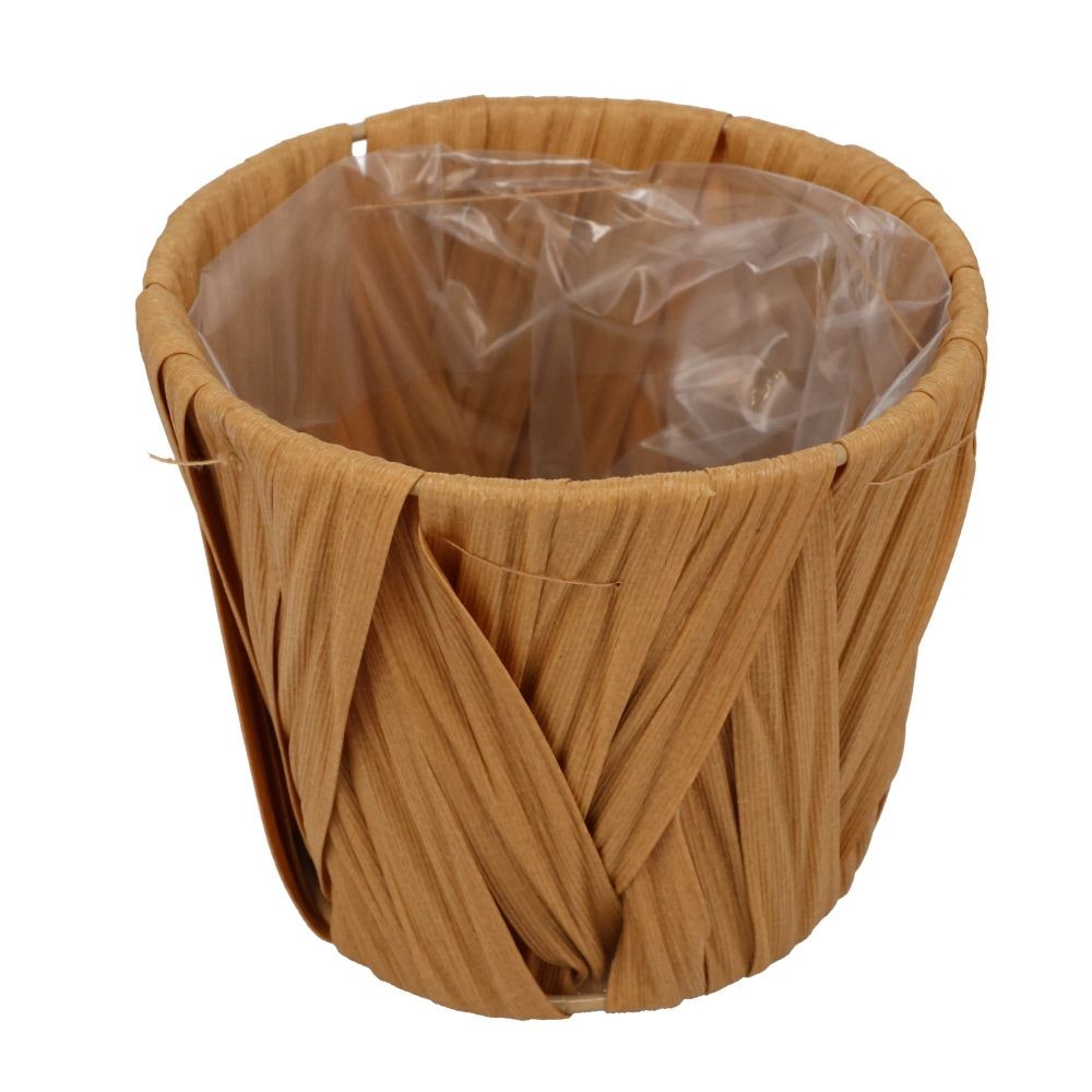 ビニールバスケット　Ｍ　クロス, グレー, M