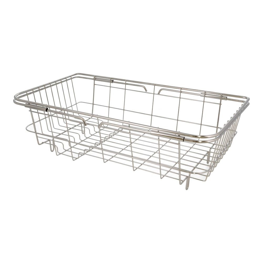 WIZ'A ウィザ　伸縮式　シンク水切りバスケット, ステンレス, 水切り