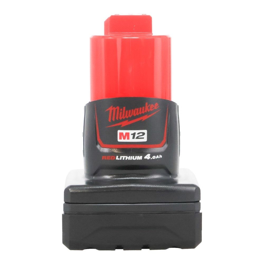 Milwaukee M12 4.0Ah バッテリー, 4.0Ah, 12V
