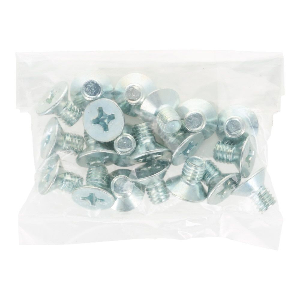 ユニクロ　小ねじ　皿　Ｍ６&times;１０　２０個入り, 小ねじ, M6&times;10