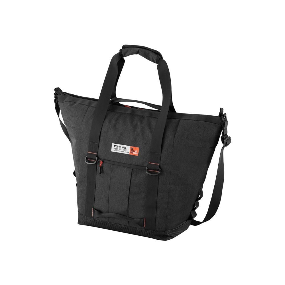 アイリスオーヤマ HUGEL エアロゲルトート型クーラーバッグ 25L, チャコールグレー, 25L