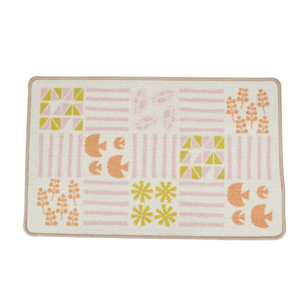 玄関マット５０Ｘ８０ＣＭローズ, ローズ, 50×80cm