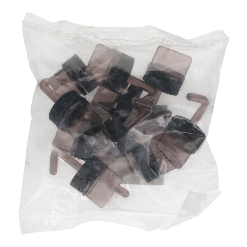 ワンタッチ ポリカ製フック ２１ミリ　１０個, クリア, 10個