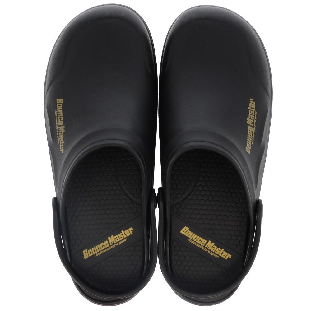 紳士　ＢＭ防滑高弾力　タウンサンダル　ＢＫＧＤ　３Ｌ, ブラック&times;ゴールド, 3Lサイズ