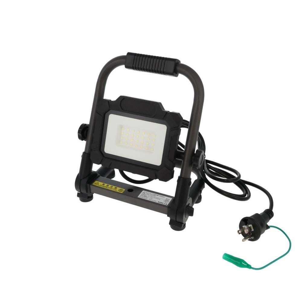 WIZ'A ウィザ　コンセント式　ＬＥＤ投光器２０００ｌｍ, ブラック, コンセント式　2000lm