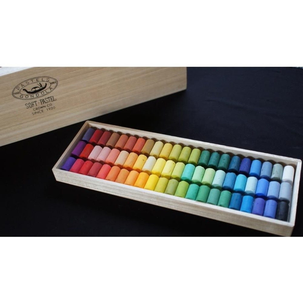 王冠化学工業所 ゴンドラパステル 66色セット 07040066, ゴンドラパステル 66色, 66色セット