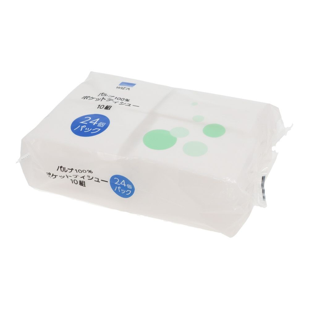 ウィザ WIZ'A ポケットティッシー２４個入り, ポケットティシュー, 24個入