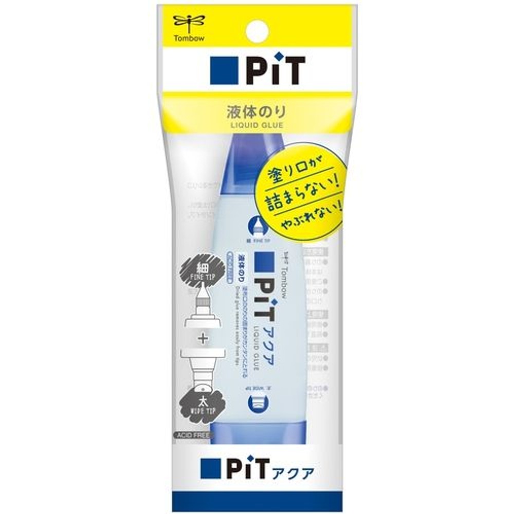 液体のり　アクアピット　パック, 透明, 50ml