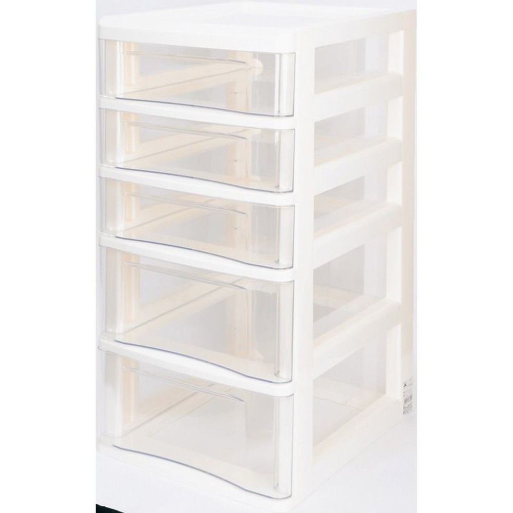 Ｂ4書類ケース　コンビ5段　ホワイト, ホワイト, その他サイズ１