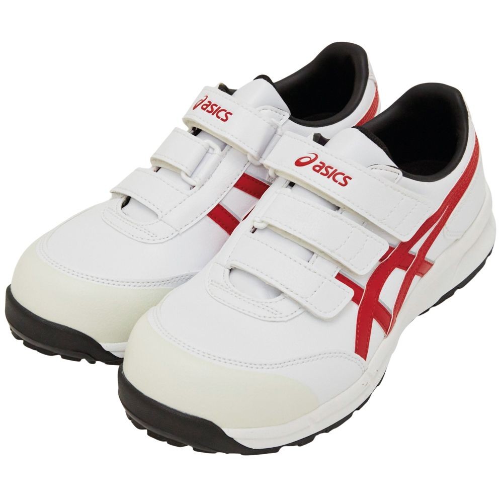 アシックス（ASICS） ウィンジョブCP301 ホワイト&times;クラシックレッド, ホワイト&times;クラシックレッド, 25.5cm